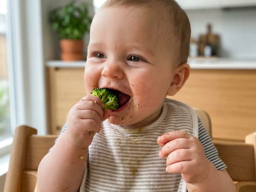 Lad baby gå på opdagelse i madens verden